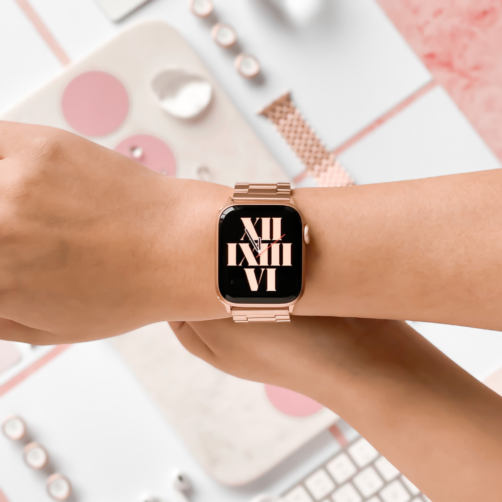 Rose gold sales metal iwatch band