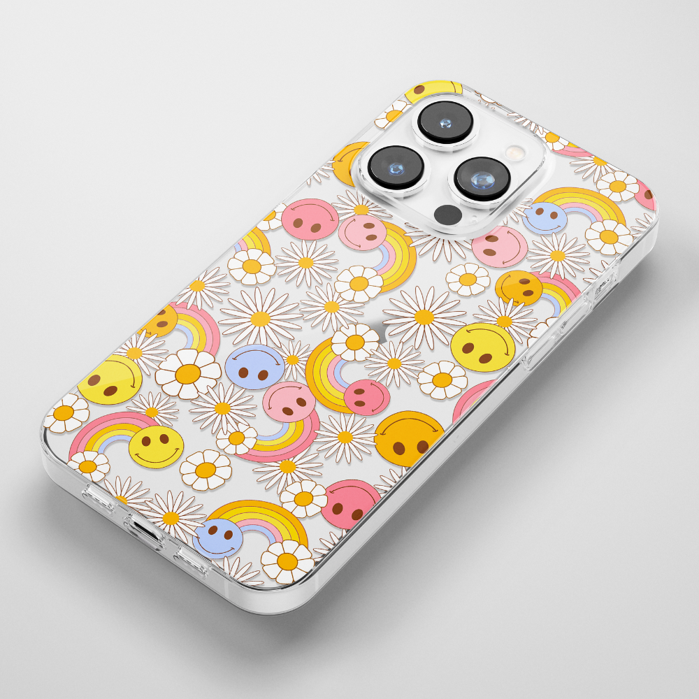 Clear Phone Case - Spread Happiness