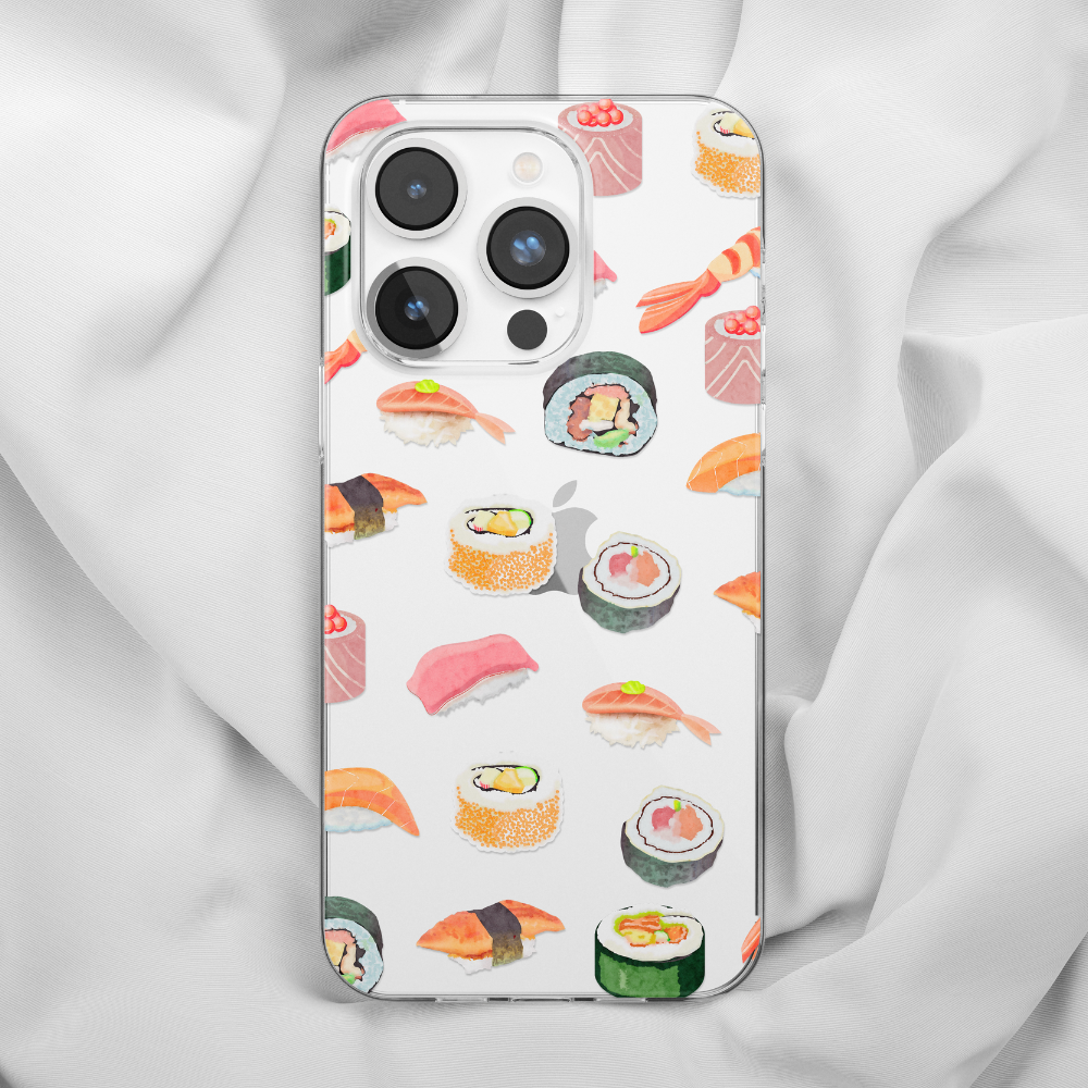 Clear Phone Case - Sushi