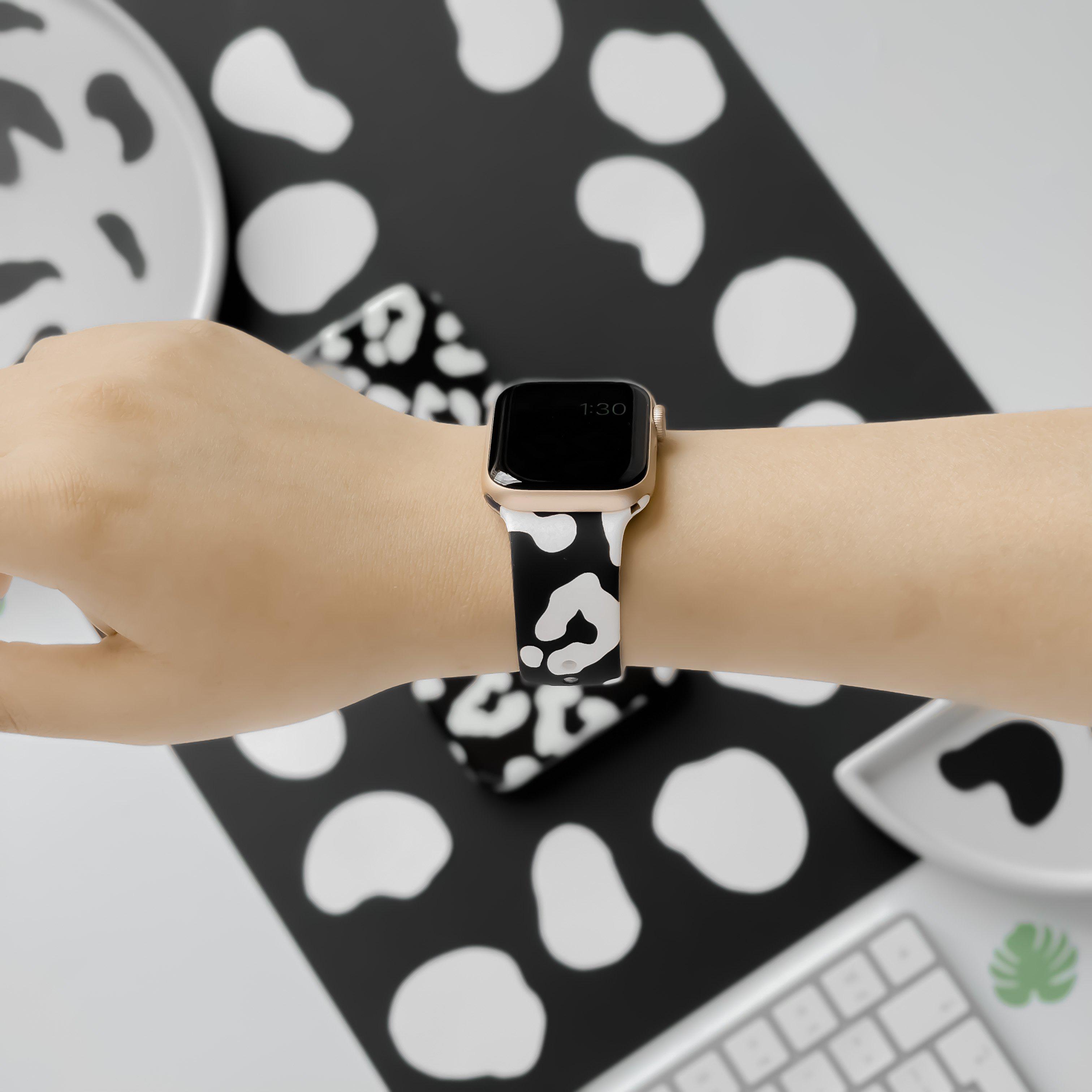 Cow print best sale apple watch strap